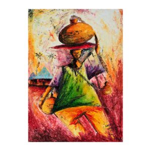 Adeforigi Lateef - Ife Untitled 4 - (28.5cm x 41cm)