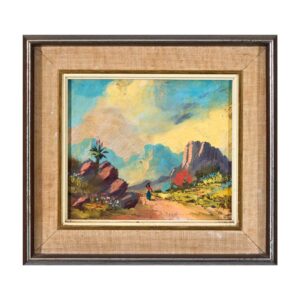 Ella - Mountains Outside Brits (Oil On Board)