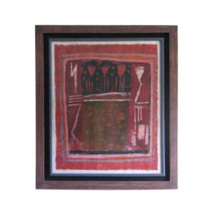 Oyelami Muraina - A shrine in the past - (780mm x 670mm)