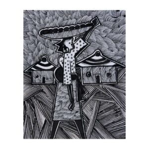Ade - Going Back Home - (40cm x 50cm)Adeforigi Lateef - Going Back Home - (40cm x 50cm)
